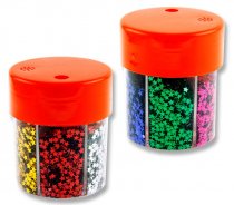 ICON 6 PART GLITTER SHAKER - STARS