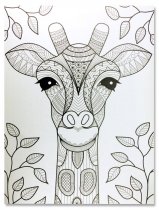 ICON 615x455mm GIANT COLOURING PAD - 10 DRAWINGS