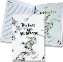 I LOVE STATIONERY A5 170pg ANNUAL PLANNER JOURNAL - THE BEST IS YET TO COME