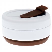 GREEN LINE 12oz COLLAPSIBLE CUP - BROWN