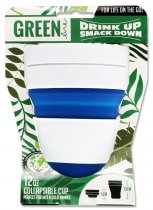 GREEN LINE 12oz COLLAPSIBLE CUP - NAVY
