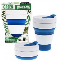 GREEN LINE 12oz COLLAPSIBLE CUP - NAVY