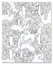 ICON 300x250mm COLOUR MY CANVAS - MIND BELIEVES