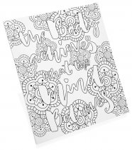 ICON 300x250mm COLOUR MY CANVAS - MIND BELIEVES