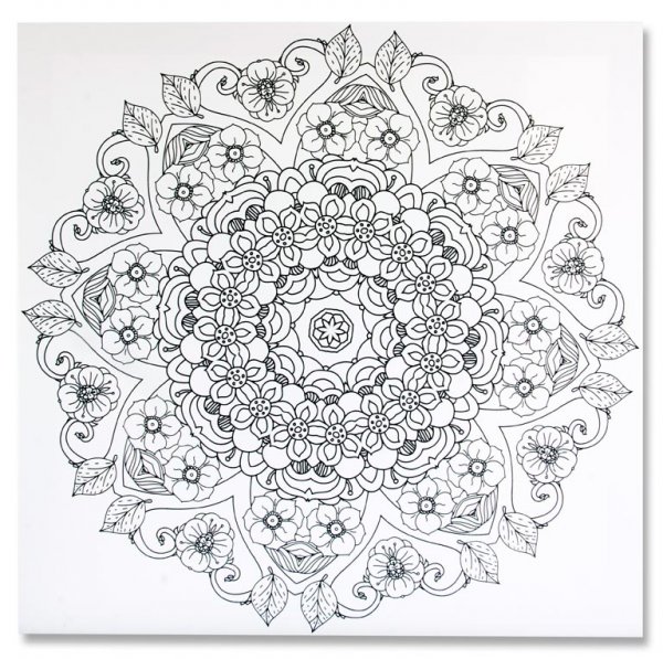 ICON 500x500mm COLOUR MY CANVAS - MANDALA