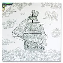 ICON 500x500mm COLOUR MY CANVAS - SHIP