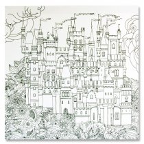ICON 500x500mm COLOUR MY CANVAS - CASTLE