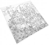 ICON 500x500mm COLOUR MY CANVAS - CASTLE