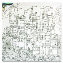 ICON 500x500mm COLOUR MY CANVAS - CASTLE
