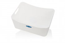 PREMIER UNIVERSAL 340x225x140mm STORAGE BASKET LARGE - WHITE