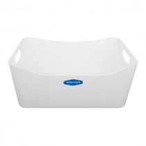 PREMIER UNIVERSAL 340x225x140mm STORAGE BASKET LARGE - WHITE