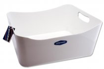 PREMIER UNIVERSAL 340x225x140mm STORAGE BASKET LARGE - WHITE