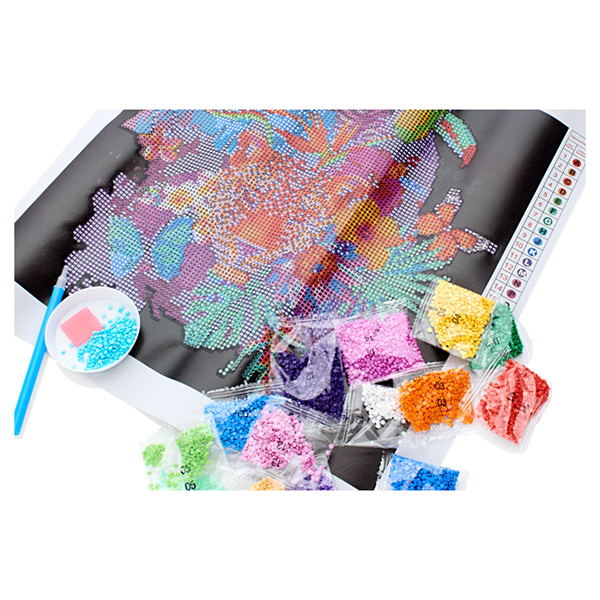 ICON DIAMOND PAINTING KIT 20x20CM - UNICORN