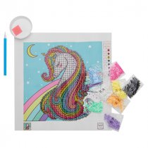 ICON DIAMOND PAINTING KIT 20x20CM - UNICORN