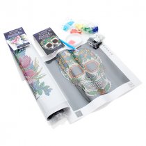 ICON DIAMOND PAINTING KIT 20x20cm - DAY OF THE DEAD SKULL