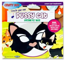 * CRAFTY BITZ CREATE YOUR OWN AWESOME FELT MASK - PUSSY CAT