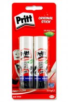 PRITT STICK CARD 2x43g GLUE STICK