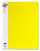 PREMTO A4 40 POCKET DISPLAY BOOK - SUNSHINE YELLOW
