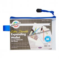 PREMTO A6 EXTRA DURABLE MESH WALLET - CLEAR PEARL