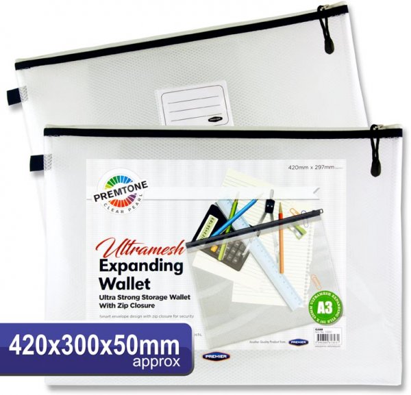 PREMTONE A3 ULTRAMESH EXPANDING WALLET - PEARL