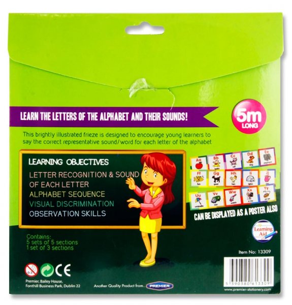 CLEVER KIDZ ALPHABET FRIEZE