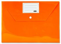 PREMIER OFFICE A4 BUTTON DOCUMENT WALLETS - BRIGHT
