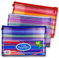 EMOTIONERY A4+ FANCY ZIP FOLDER - RAINBOW 3 ASST.